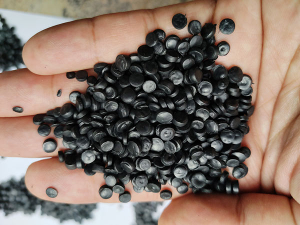 杭州再生塑料HDPE低压管道颗粒